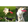 Grand Chien Frisbee Silicone Vol Disque Dent Morsure Résistant En Plein Air Chien Formation Sucre Sucre Couleur Fetch Jouet Pet Jouet